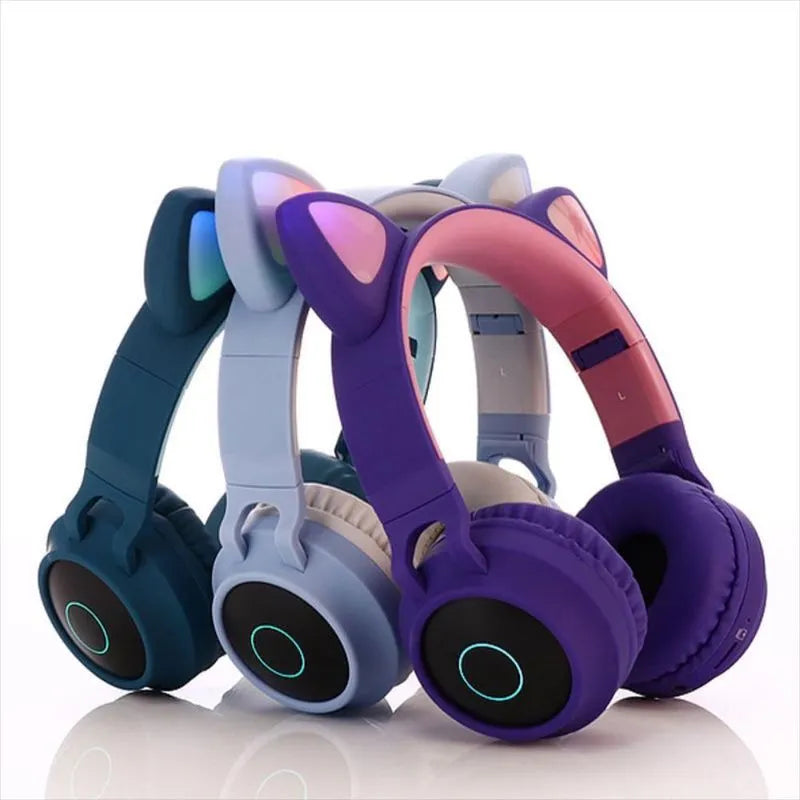 Auriculares Inalámbricos BT028C Cute Cat Ear Bluetooth 5.0